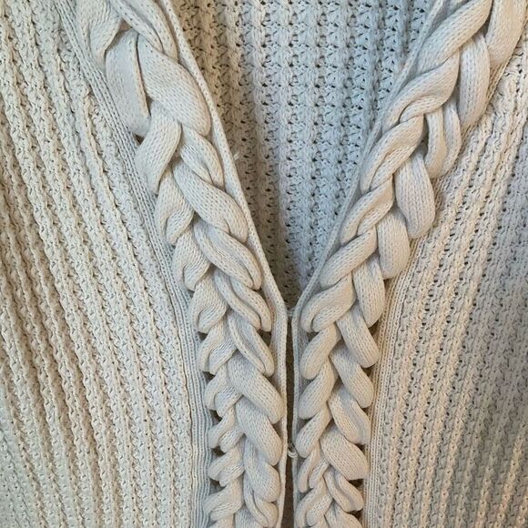 TIBI Cotton/Silk Braided Cardigan with Pockets!!!! Size Medium. Beautiful! - Picture 11 of 16